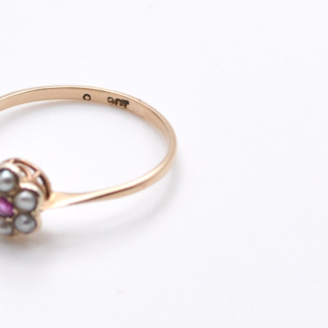Anillo flor eduardiana