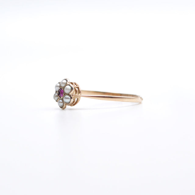 Anillo flor eduardiana