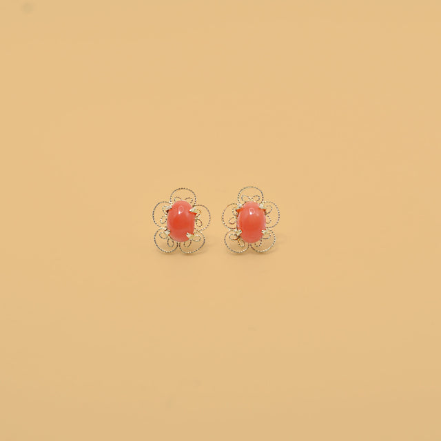 Studs de coral vintage