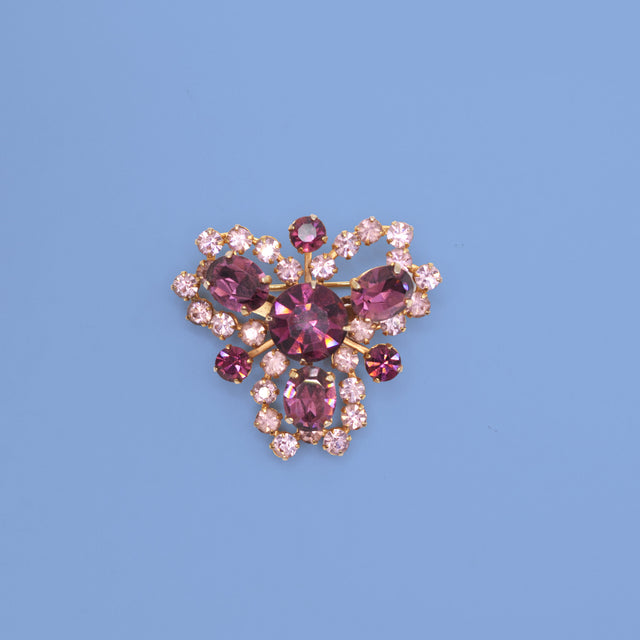 Rhinestones morado