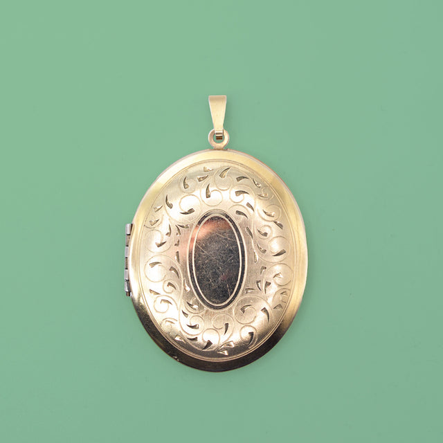 Locket gold filled XL