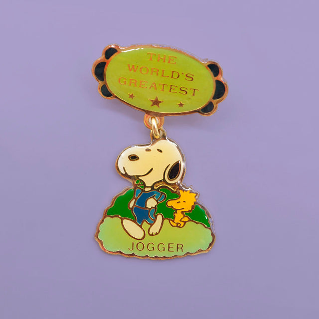 Snoopy "greatest jogger"