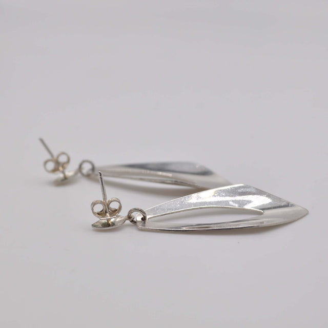 Aros de plata matte