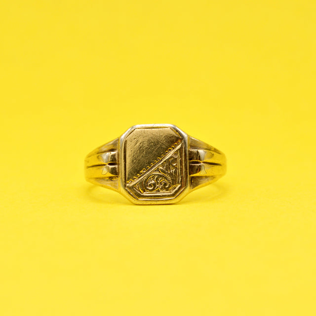 Anillo sello vintage